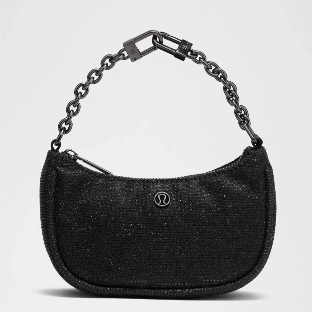lululemon athletica Glitter Black Shoulder Bag - Picture 3 of 10